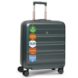 Aerolite 56x45x25cm Large Cabin Bag – Easyjet Large Cabin/Plus/Flexi, British Airways & Jet2 Maximum Cabin Luggage Size, Lightweight Hard Shell Suitcase with 8 Spinner Wheels, TSA Lock, 56L Capacity, 5-Year Warranty, Forest Green