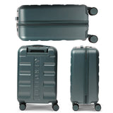 Aerolite 55x35x25cm Hard Shell Carry On Hand Cabin Luggage Suitcase with 4 Spinner Wheels & TSA Lock – Max Size Cabin Bag for Air Europa, Air France, ITA Airways, KLM & Transavia - Forest Green