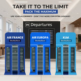 Aerolite 55x35x25cm Hard Shell Carry On Hand Cabin Luggage Suitcase with 4 Spinner Wheels & TSA Lock – Max Size Cabin Bag for Air Europa, Air France, ITA Airways, KLM & Transavia - Forest Green