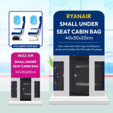 Aerolite 40x30x20cm Ryanair & Wizz Air Maximum Cabin Backpack – 24L Travel Rucksack with Removable Shoulder Carry Pouch, Lightweight Carry On Hand Luggage Bag