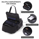 Aerolite 40x30x20cm Ryanair & Wizz Air Maximum Cabin Backpack – 24L Travel Rucksack with Removable Shoulder Carry Pouch, Lightweight Carry On Hand Luggage Bag