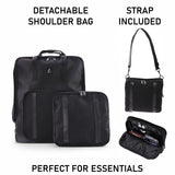 Aerolite 40x30x20cm Ryanair & Wizz Air Maximum Cabin Backpack – 24L Travel Rucksack with Removable Shoulder Carry Pouch, Lightweight Carry On Hand Luggage Bag