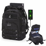 Aerolite 40x30x20cm Ryanair & Wizz Air Maximum Cabin Backpack – 24L Tactical Travel Rucksack, Water-Resistant Carry On Hand Luggage for Camping, Hiking & Flights (Black)