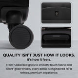 Aerolite Premium 3 Piece Expandable Travel Luggage Set – Cabin, 28” Large & 32” Extra Large Suitcases with TSA Lock & Spinner Wheels (Black)