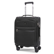 Aerolite Premium Expandable Cabin Luggage 55x40x20/23cm Ryanair Priority Max Carry On Suitcase with Reinforced Metal Frame, TSA Lock, Silent Spinner Wheels & Anti-Microbial Interior – Lightweight Luxury Soft Shell Hand Luggage