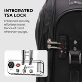 Aerolite Premium 32 Inch Extra Large Expandable Suitcase 150L-172L Lightweight Soft Shell Checked Luggage with Reinforced Metal Frame, Japanese YKK Zips, TSA Lock & Silent Dual Spinner Wheels