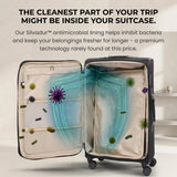 Aerolite Premium 32 Inch Extra Large Expandable Suitcase 150L-172L Lightweight Soft Shell Checked Luggage with Reinforced Metal Frame, Japanese YKK Zips, TSA Lock & Silent Dual Spinner Wheels