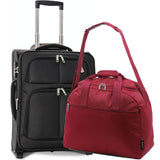 Aerolite (56x45x25cm) Easyjet Large Cabin, British Airways Jet2 Maximum Soft Shell Cabin Suitcase & (45x36x20cm) Easyjet Max Holdall