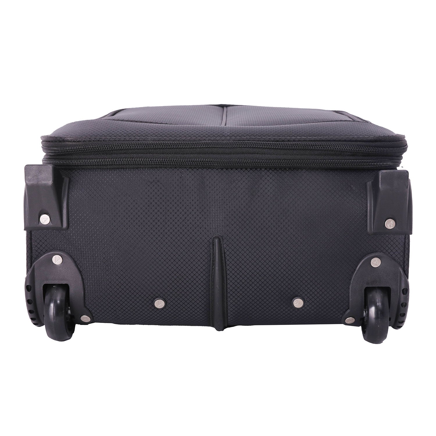 SKYLARK 55x35x20cm Cabin Suitcase | Soft Lightweight 2-Wheel Travel Bag For Ryanair EasyJet | Up To 40L