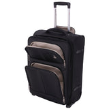 Aerolite Expandable (55x40x20cm) to (55x40x23cm) Ryanair (Priority) Maximum Allowance Lightweight Cabin Hand Luggage 2 Wheels, Approved for Ryanair Priority, Lufthansa, Turkish Airlines, and Many More
