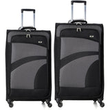 Aerolite Super Lightweight 4 Wheels Soft Shell Cabin & Hold Luggage, Cabin Size Approved for Ryanair (Priority), easyJet (Plus/Large Cabin), British Airways, Delta, Lufthansa, (Cabin 21", Medium 26", Large 30") - Aerolite UK