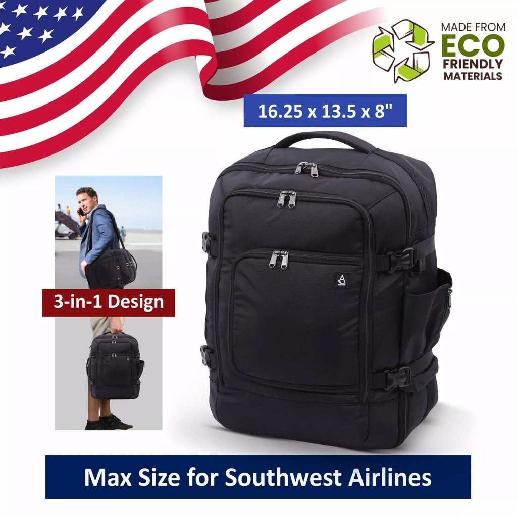Aerolite Southwest Airlines 16.25" x 13.5" x 8” Max Carry On Cabin Lug