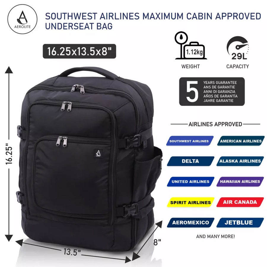 Airline approved backpacks deals