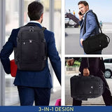 3-in-1 design Aerolite backpack worn by travelers.