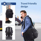 Aerolite 18" x 14" x 9" Carry On Backpack Maximum Size Under Seat Bag Luggage Eco-Friendly Approved For Southwest, AA, Delta, Jetblue Etc