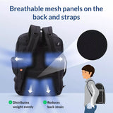 Aerolite backpack with breathable mesh panels for comfort