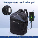 Aerolite backpack with USB charging feature for electronics