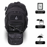 Aerolite 40x20x25cm Ryanair Maximum Premium Quality Eco - Friendly Tactical Backpack, Shower - Resistant Backpack For Camping Hiking Trekking, 20L Approved Travel Carry On Flight Rucksack with 10 Year Warranty + Luggage Scale + TSA Lock - Aerolite UK