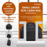 Aerolite (56x45x25cm) Easyjet Large Cabin, British Airways Jet2 Maximum Soft Shell Cabin Suitcase & (45x36x20cm) Easyjet Max Holdall - Aerolite UK