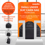 Aerolite easyJet Ultimate Luggage Set, Large Cabin 56x45x25cm, Underseat Holdall 45x36x20cm, 29” Large Checked Suitcase, Luggage Scale and 2xTSA locks