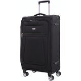 Aerolite Reinforced Super Strong and Light 4 Wheel Lightweight Hold Check in Luggage Suitcase With 3-Digit Combination Barrel Padlock, Double-Tube Retractable Trolley Handle, 10 Year Guarantee - Aerolite UK