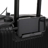 Aerolite M-Lite Smart 21” Cabin Suitcase – Expandable 55x40x20cm to 55x40x23cm, Front Laptop Compartment, Silent Japanese Hinomoto Wheels with Brake Button, Durable Polypropylene, USB Charging & TSA Lock