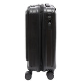 Aerolite M-Lite Smart 21” Cabin Suitcase – Expandable 55x40x20cm to 55x40x23cm, Front Laptop Compartment, Silent Japanese Hinomoto Wheels with Brake Button, Durable Polypropylene, USB Charging & TSA Lock