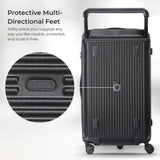 Aerolite M-Lite Trunk – Premium 77cm 100.4L Capacity Check-In Suitcase, Durable PP Polypropylene, TSA Lock, 8+1 Silent Hinomoto Wheels, Luxury Eco Interior, 15-Year Guarantee, Pack Up To 32Kg