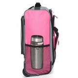 Aerolite MiniMAX Wizz Air 40x30x20 Maximum Size Cabin Hand Luggage Under Seat Trolley Backpack Carry On Cabin Hand Luggage Bag 2 Wheel (Black)