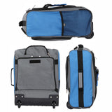 Aerolite MiniMAX Wizz Air 40x30x20 Maximum Size Cabin Hand Luggage Under Seat Trolley Backpack Carry On Cabin Hand Luggage Bag 2 Wheel (Black)