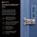 Aerolite Extra Large XL 32" 144L Lightweight ABS-polycarbonate Hard Shell Suitcase, 4 Dual Wheel Spinner, TSA Lock, Heavy-Duty Check-In Travel Luggage - Blue