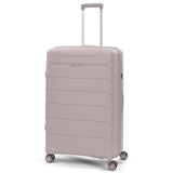 Aerolite Premium PP 2-Piece Luggage Set, Lightweight Polypropylene Hard Shell Suitcases with 4 Dual Spinner Wheels & TSA Lock, Expandable Cabin (21”), Large (28”) – Cream