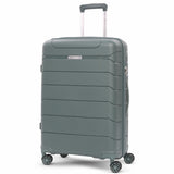 Aerolite Premium PP 3-Piece Luggage Set, Lightweight Polypropylene Hard Shell Suitcases with 4 Dual Spinner Wheels & TSA Lock, Expandable Cabin (21”), Medium (24”), Large (28”), Expandable Carry-On Case Included – Dark Green