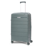 Aerolite Premium PP 3-Piece Luggage Set, Lightweight Polypropylene Hard Shell Suitcases with 4 Dual Spinner Wheels & TSA Lock, Expandable Cabin (21”), Medium (24”), Large (28”), Expandable Carry-On Case Included – Dark Green