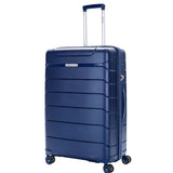Aerolite Large 28" Lightweight 100.8L Check-In Suitcase – Hard Shell Luggage Made Using Recycled Ocean Plastic, 4 Spinner Wheels, YKK® Zippers, TSA Lock & Waterproof Pocket (Blue)
