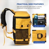 Aerolite Waterproof Backpack – Easyjet Maximum Underseat Size 45×36×20cm, 32L Cabin Rucksack with 15.6″ Laptop Sleeve, Multiple Pockets & Travel-Friendly Features – Mango