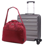 Aerolite Easyjet Bundle, Large Cabin (56x45x25cm) Lightweight Hard Shell Cabin Suitcase & (45x36x20cm) Easyjet Max Holdall