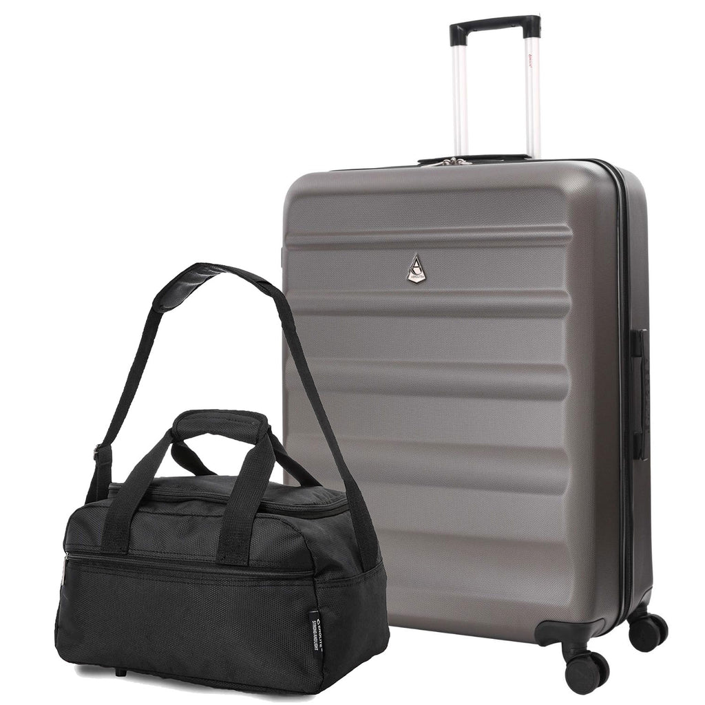 Aerolite (79x58x31cm) Large Hard Shell Suitcase with 4 Wheel 29