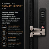 Aerolite 56x45x25cm Large Cabin Bag – Easyjet Large Cabin/Plus/Flexi, British Airways & Jet2 Maximum Cabin Luggage Size, Lightweight Hard Shell Suitcase with 8 Spinner Wheels, TSA Lock, 56L Capacity, 5-Year Warranty, Charcoal