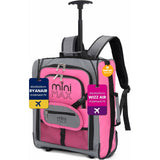 Aerolite MiniMAX New Ryanair 40x30x20 Maximum Size Cabin Underseat Trolley Backpack, also fits Wizz Air maximum size requirements, 2 Wheels