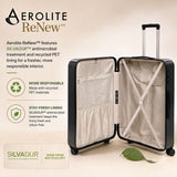 Aerolite Premium 32 Inch Extra Large Suitcase – 144L Hard Shell Check-In Luggage with TSA Lock, 8 Dual Spinner Wheels, ABS-Polycarbonate Shell & Organised Interior (Graphite Shadow)