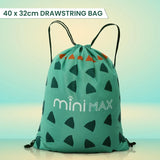 Kids Travel Accessories Set – Neck Pillow, Drawstring Bag & 50 Stickers, Children’s Travel Essentials Bundle for Flights, Holidays & Ride On Suitcases - Dinosaur