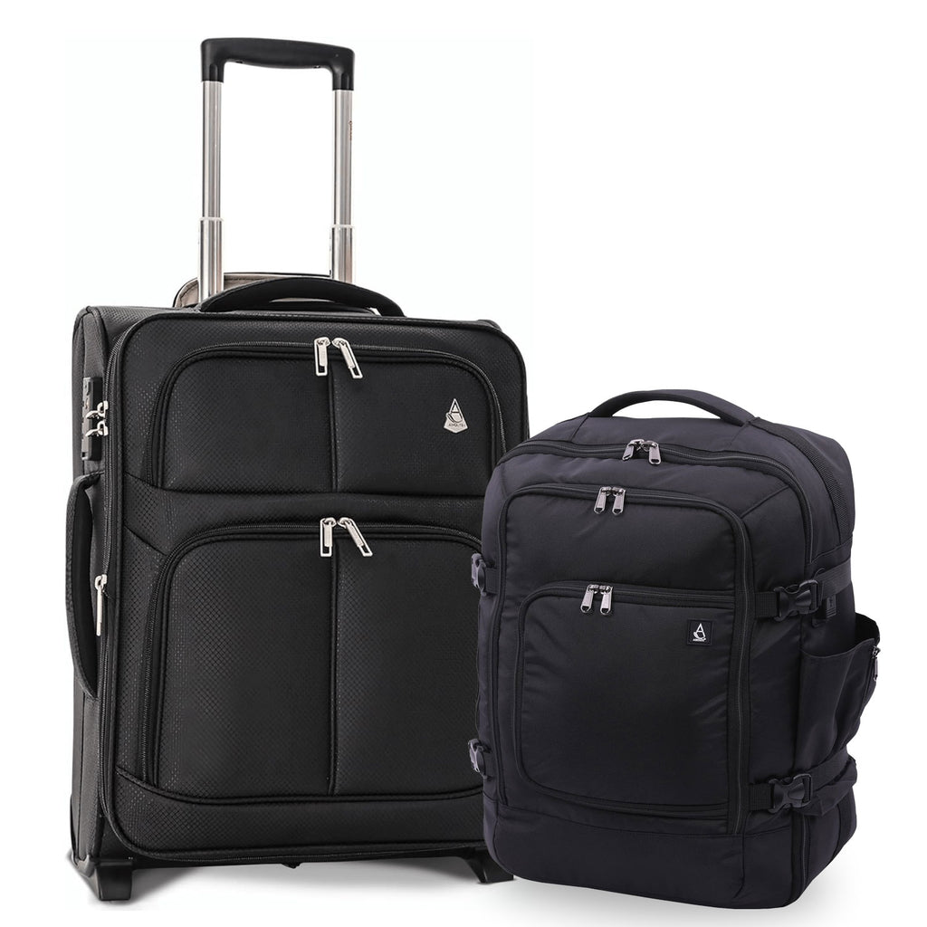 Aerolite 40x30x20cm Wizz Air Maximum Size EcoFriendly Backpack ♻️ Wit