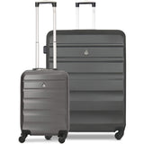 Aerolite Lightweight Hard Shell Suitcase Luggage Set with 4 Spinner Wheels (Cabin, Medium & Large)