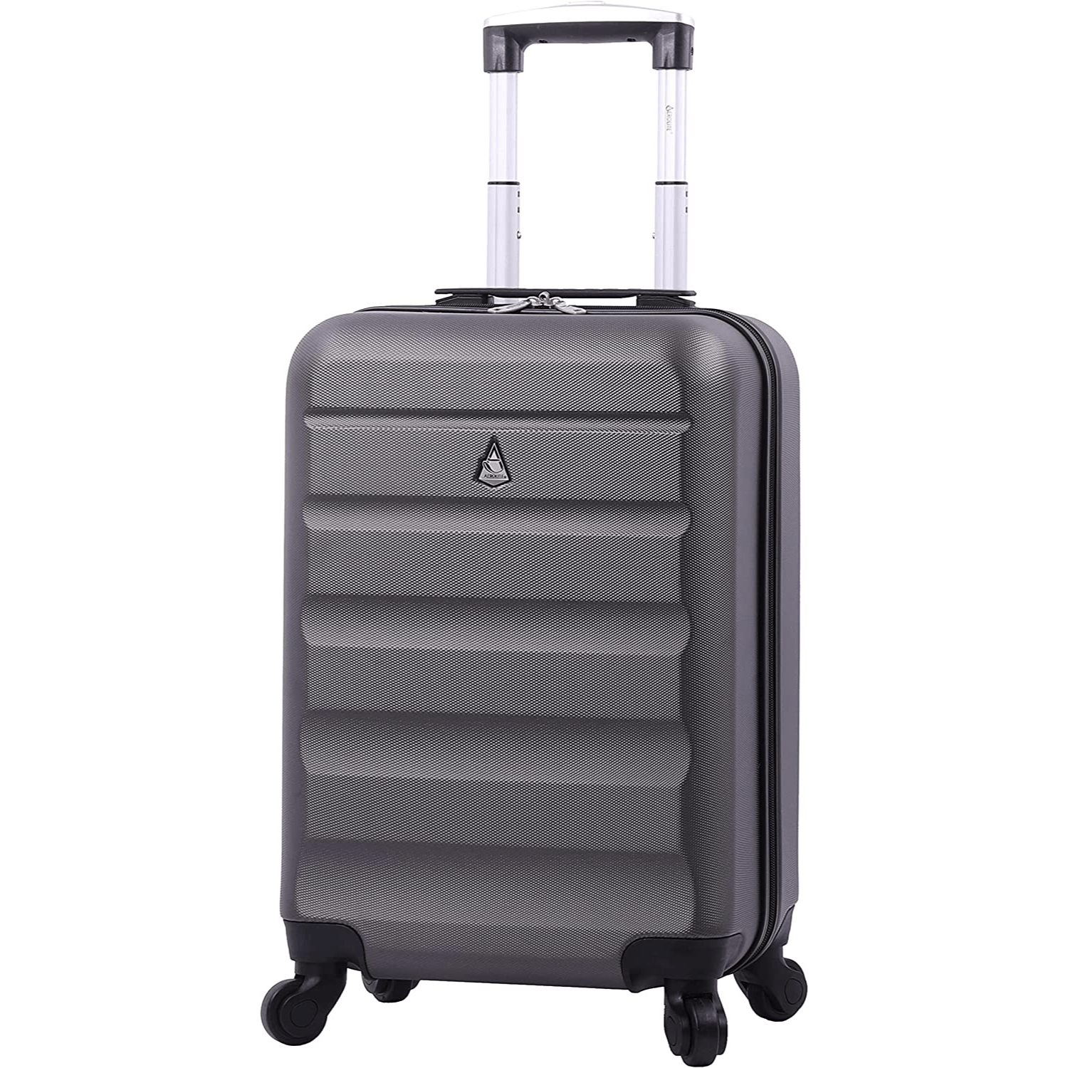 Aerolite (55x35x25cm) Hard Shell Carry On Hand Cabin Luggage Suitcase with 4 Wheels, Max Size for Air Europa, Air France, Alitalia, KLM & Transavia - Aerolite UK