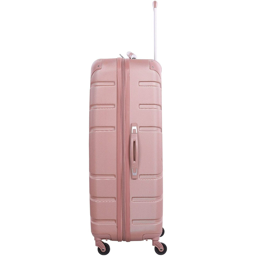 Aerolite Lightweight 4 Wheel ABS Hard Shell Travel Spinner Luggage Sui ...