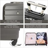 Aerolite 29" Large Lightweight Hard Shell Luggage Suitcase Spinner Suitcase with 4 Wheels, (79x58x31cm) - Aerolite UK