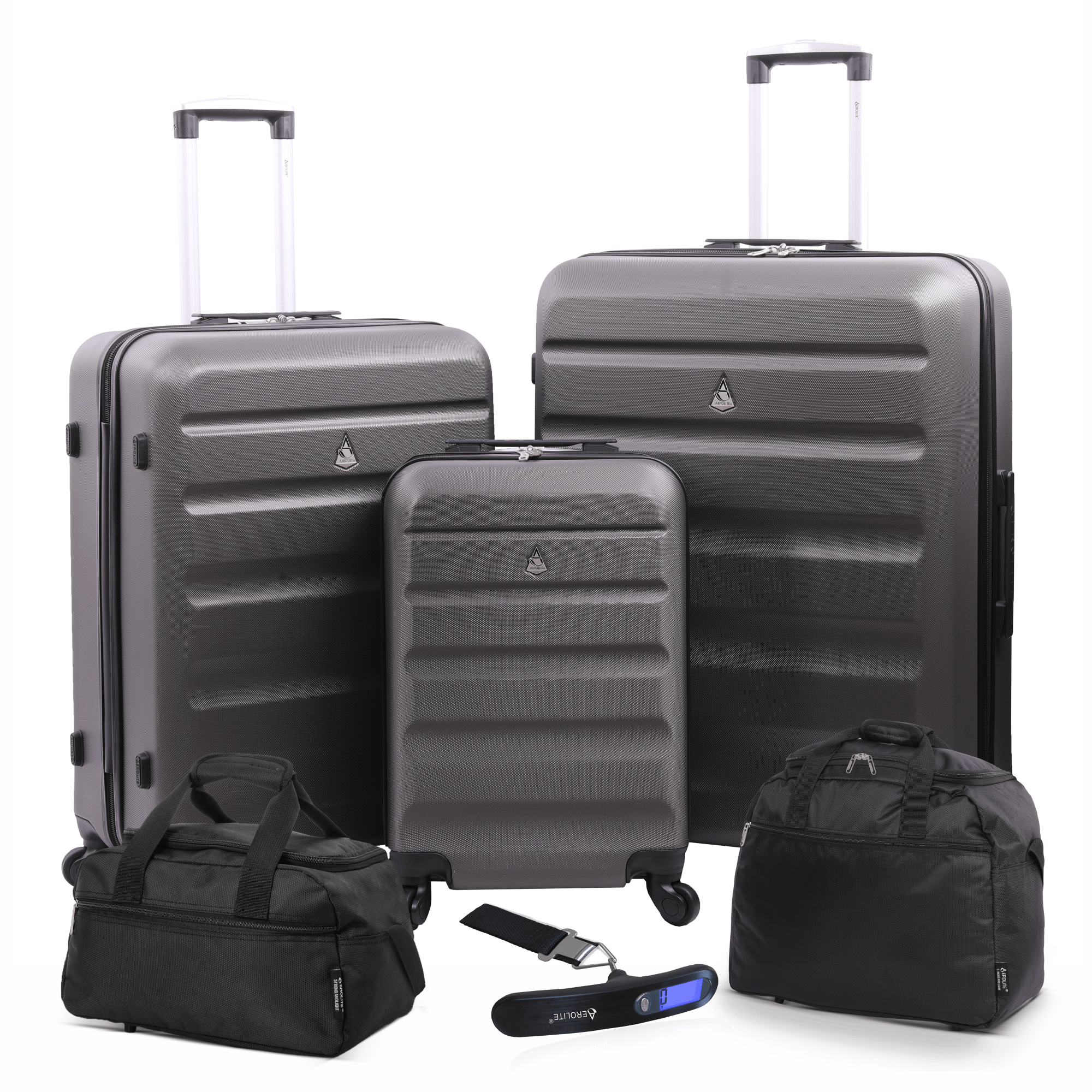 Aerolite Ultimate Mega 6 Piece Luggage Set 3 Piece Suitcases 21