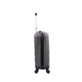 Aerolite (55x38x20cm) Emirates Max Size Hard Shell Carry On Hand Cabin Luggage Suitcase with 4 Wheels, Fits Ryanair, British Airways, easyJet & Many More