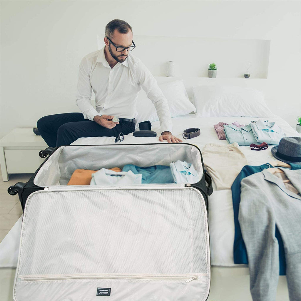 Aerolite Soft Shell Cabin & Hold Luggage Luggage, Cabin 21", Medium 25